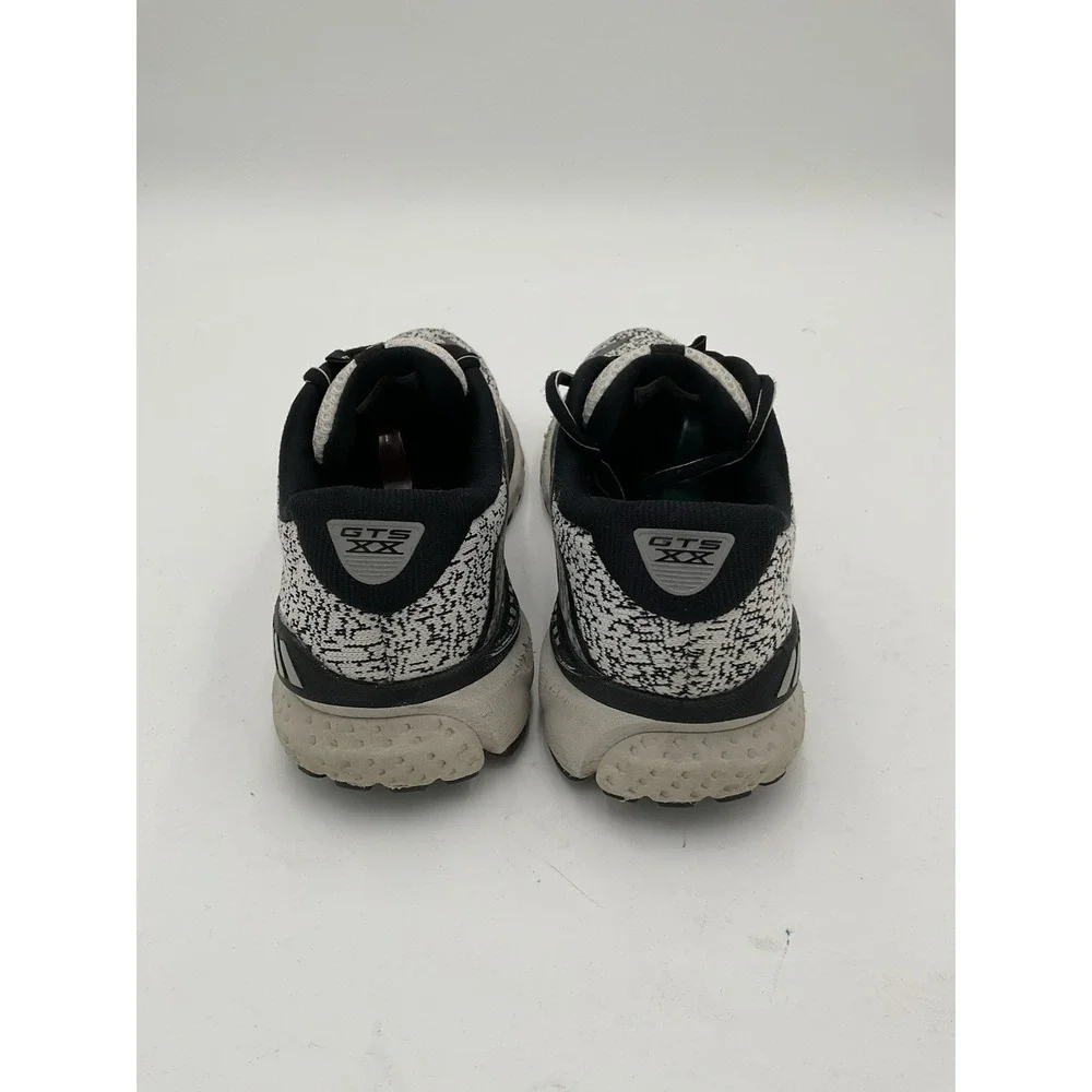 Brooks Adrenaline GTS 20 Shoes Womens Size 8 White Black Running Sneakers